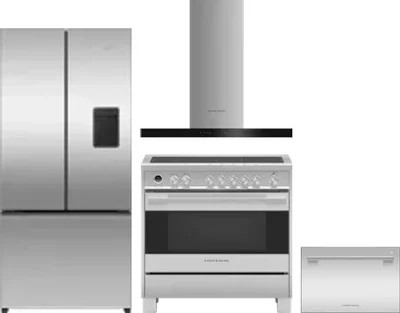 4 Piece Package Includes Refrigerator, Range, Hood And Dishwasher